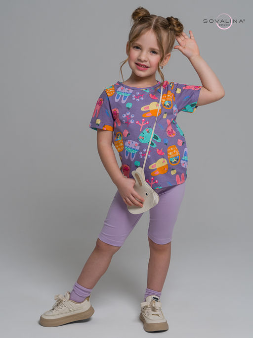 Костюм Актив черничные зайки-лаванда