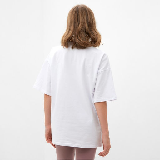 Футболка женская MINAKU: Basic line, белая, размер 50