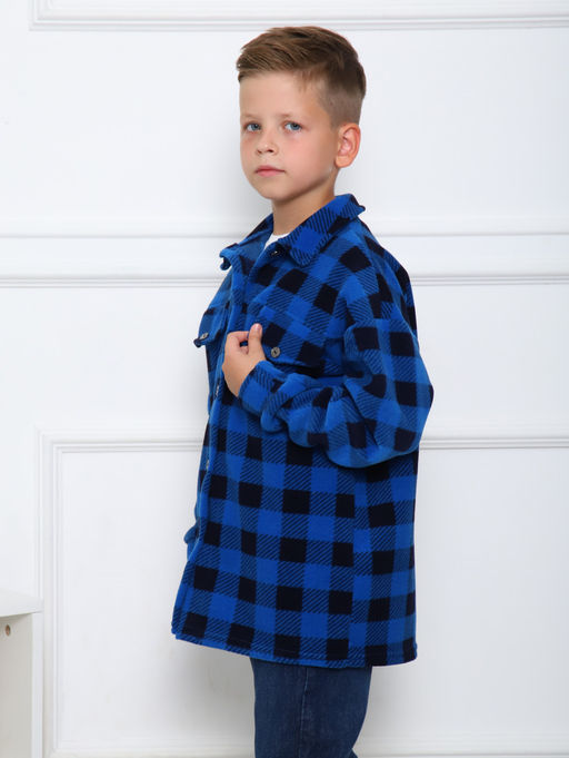 РБ013 Рубашка Мейн (синий) - Милаша фото 13