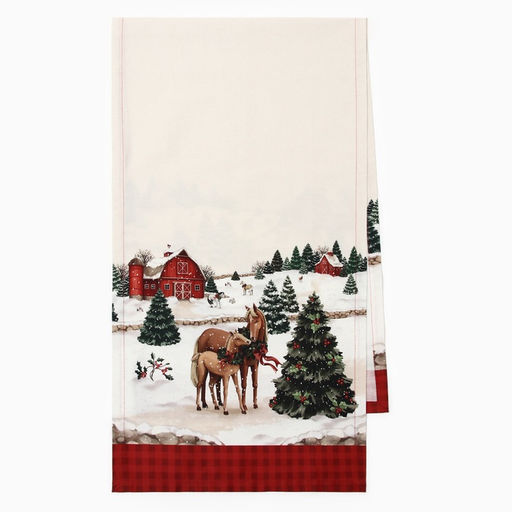 Дорожка Этель «Happy Holidays» 40×149 см, 100% хлопок, саржа 190 г/м²