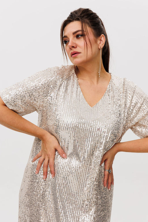 Платье ANELLI 1797 золото  фото 5