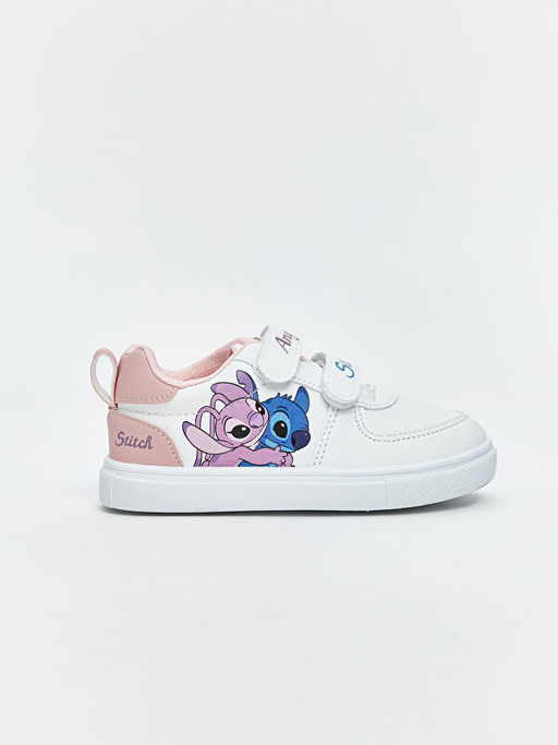 Lilo ve Stitch Bask?l? K?z Bebek Spor Ayakkab?