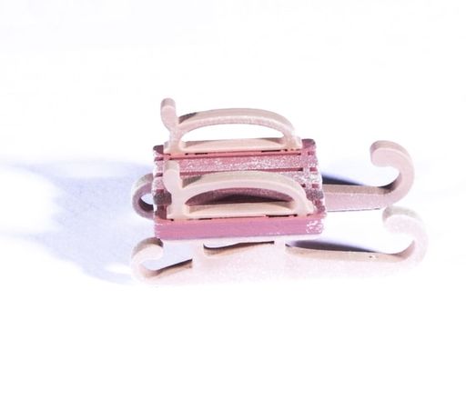 Елочные игрушки: Санки малые 3015 Classic - Idh фото 4