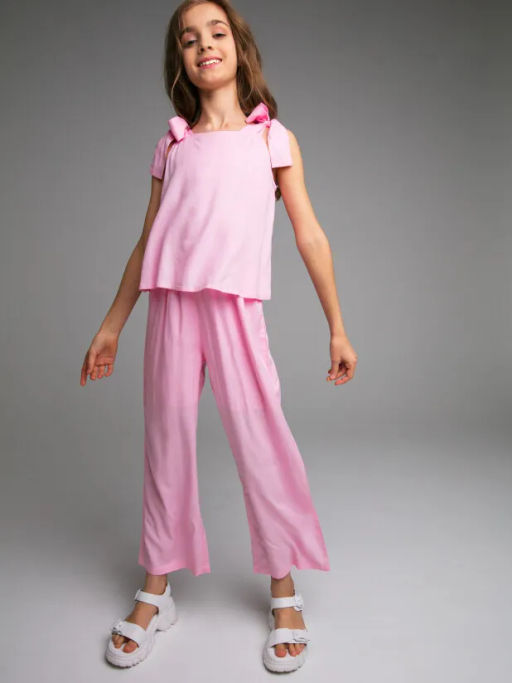 PlayToday / Полукомбинезон текстильный для девочек  фото 4