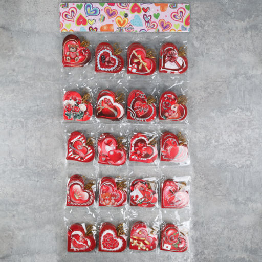 Открытка набор 160 штук Сердце / DE-133 /уп 25/ - ГалеонТрейд фото 3