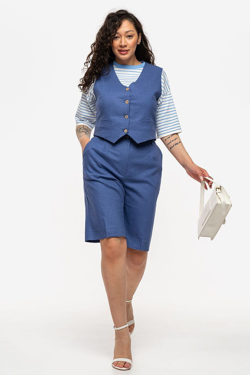 Шорты ТШ-03л деним - Angelika фото 2