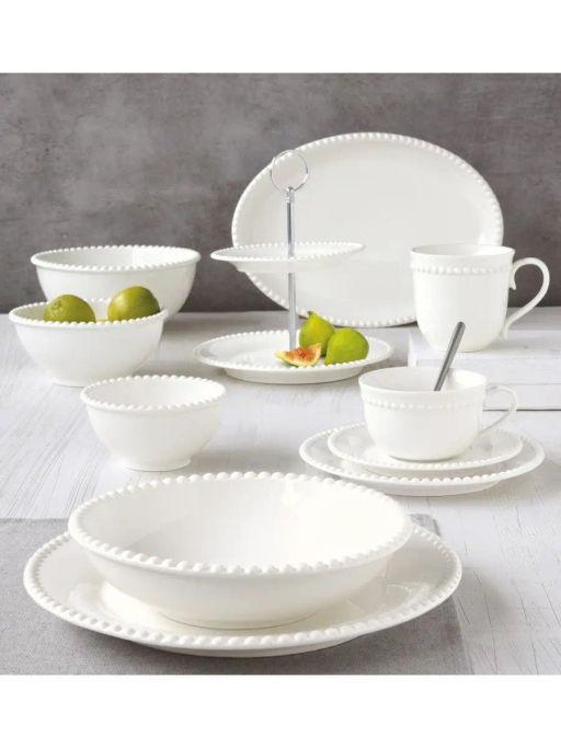 Пиала, 12х6 см, 350 мл, фарфор P, белая, Бусины, Tiffany White - Easy life фото 5