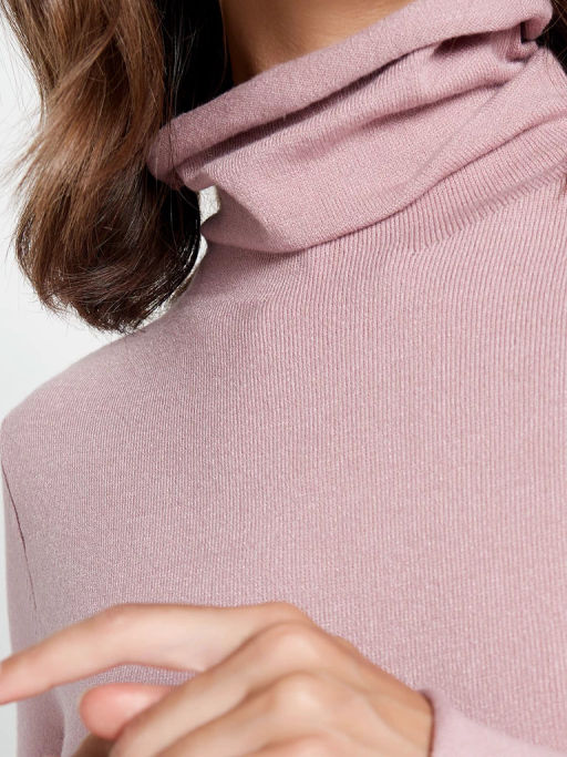 Водолазка женская ZZ-05002 dusty pink - Eleganzza фото 7
