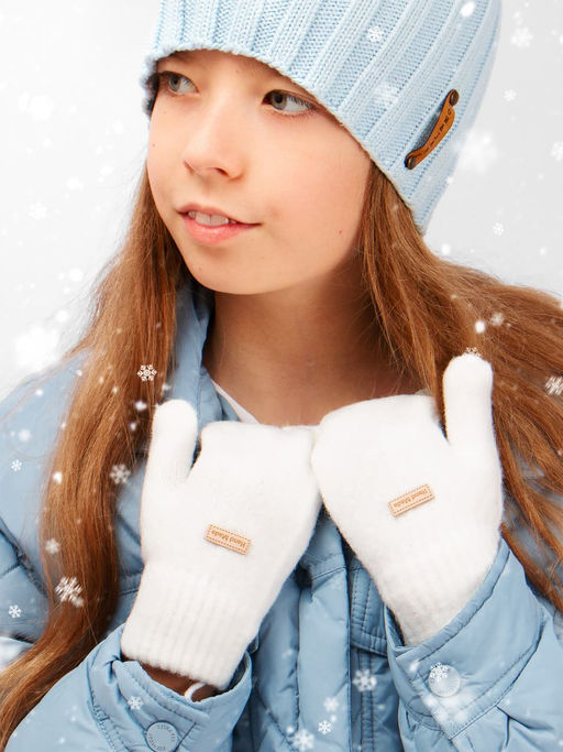 Варежки детские на шнурке Kim Lin  фото 2