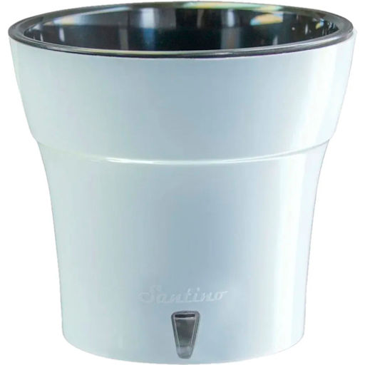 Горшок цветочный Santino Дали Софт 3,5 л Белый-Чёрный (ДС 3,5 Б-Ч) (58)