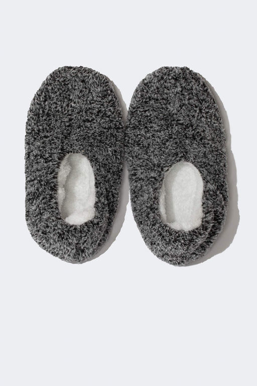 Мужские домашние ботинки без шнуровки на плоской подошве - Defacto фото 6