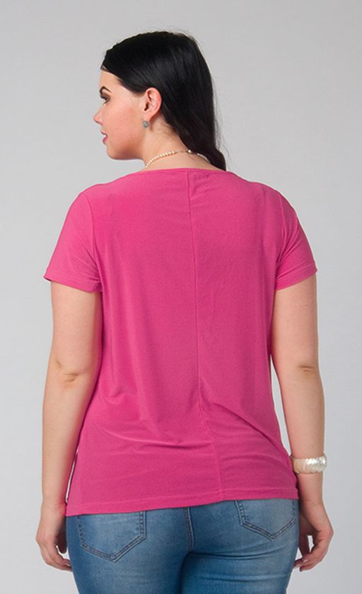 2706/8 блуза Из тонкого шелковистого трикотажа с пайетками цвета черный/серебро - Ckc collections фото 17