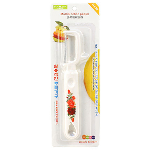 Овощечистка Вдохновение 18см, плавающее лезвие, прямая, пластмассовое основание, в блистере (Китай) - Домашняя мода фото 2