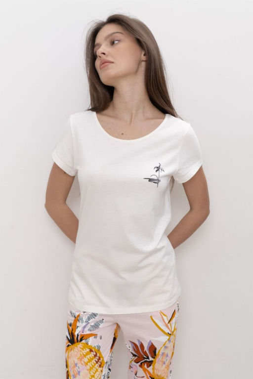 ФУТБОЛКА ЖЕНСКАЯ арт. 5305W-20313.1H-121.1353 - Almando melado фото 2