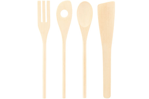 Набор 9 пр.- набор кух. принад. 4 пр. с подставкой+ банки д/хранен. 4 пр. Айсберг волны на дер.под - Elan gallery фото 8