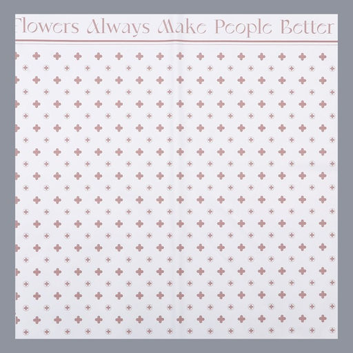 Цена за 20 шт. Пленка для цветов матовая, Счастье, 57х57см, розовый - UPAK LAND фото 3