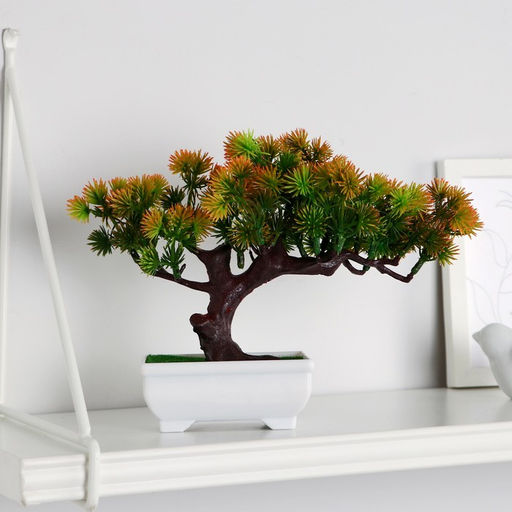 Бонсай искусственный в горшке «Хвойное дерево», 10.5×18 см, МИКС