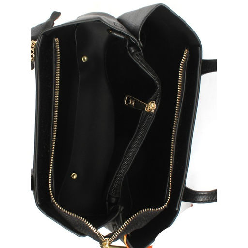 Сумка женская искусственная кожа YDR-3180, 1отд+карм/перег, плечевой ремень, черный SALE 257571 - Adelia фото 3