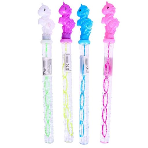 Цена за 24 шт. Мыльные пузыри Единорог 95 мл - Funny toys фото 2