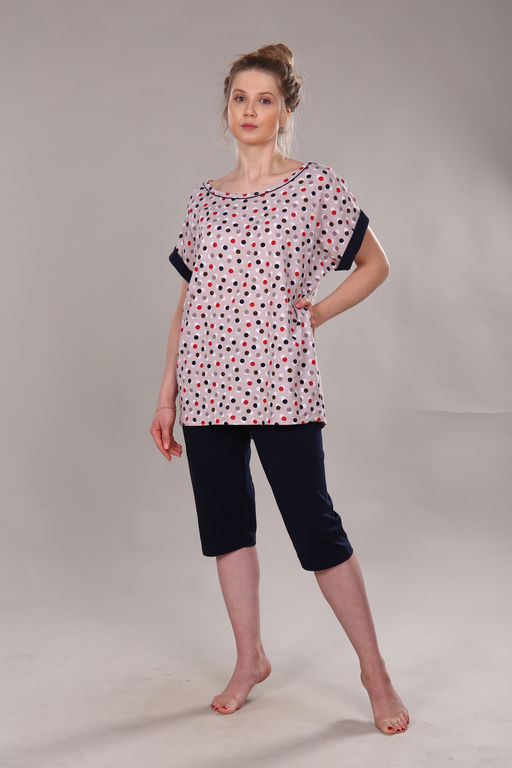 Пижама женская с бриджами ТК-275