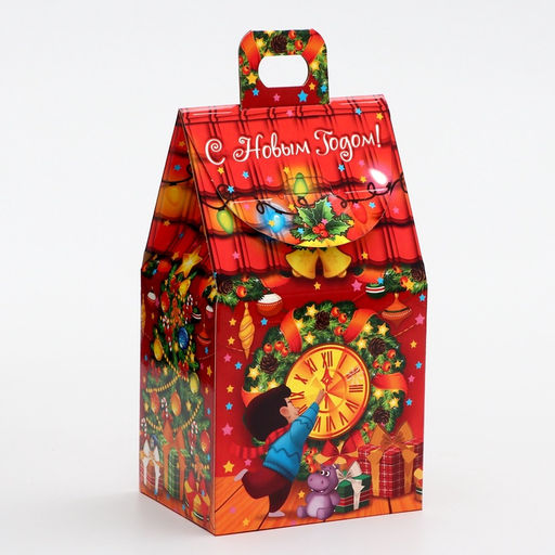 Цена за 10 шт. Коробка подарочная складная Полюсатики 9,5 х 7,5 х 16,5 см - Simaland фото 4