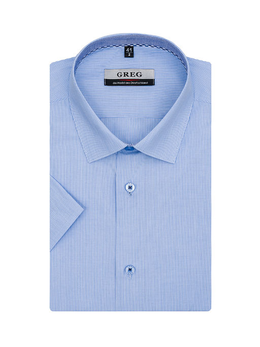 Сорочка мужская короткий рукав GREG 121/209/2512/1p  фото 3