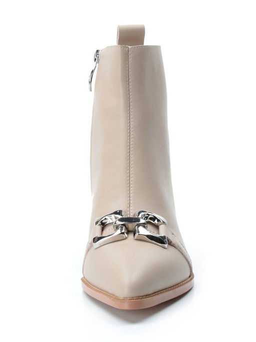 01-PCT167-3 BEIGE Ботинки демисезонные женские - No name фото 9