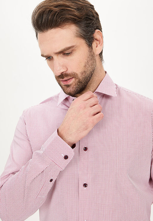 Сорочка мужская длинный рукав GREG 164/137/0142/Z/1p STRETCH_GB  фото 7