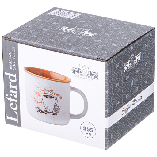 КРУЖКА LEFARD КОФЕМАНИЯ 355МЛ  фото 2