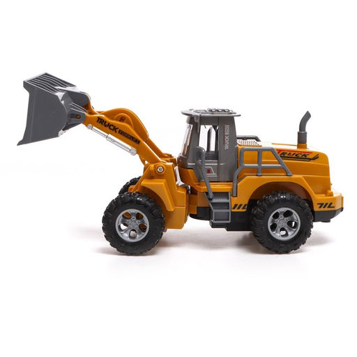 Трактор инерционный «Погрузчик», световые эффекты, подвижные детали, цвет жёлтый