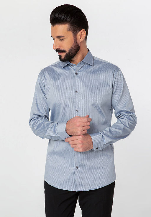 Сорочка мужская длинный рукав GREG 323/131/8179/Z/1_GB  фото 7