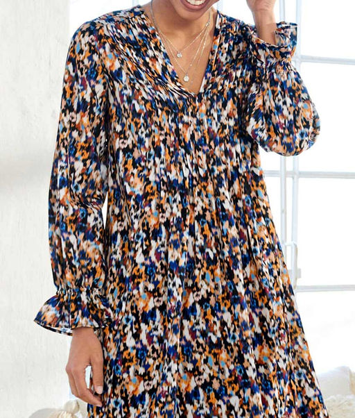 Платье, голубо-бежевое - Linea tesini фото 5