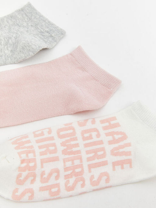 Bask?l? Kad?n Patik ?orap 5li