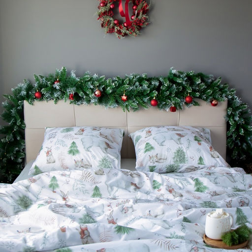 Постельное бельё Этель 2 сп Forest history 175х215 см, 200х220 см,70х70 см -2 шт, поплин  фото 3