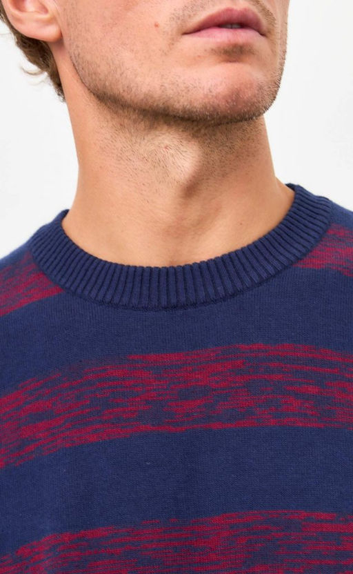 Джемпер P421-1560 d.blue-bordo - Primm фото 3