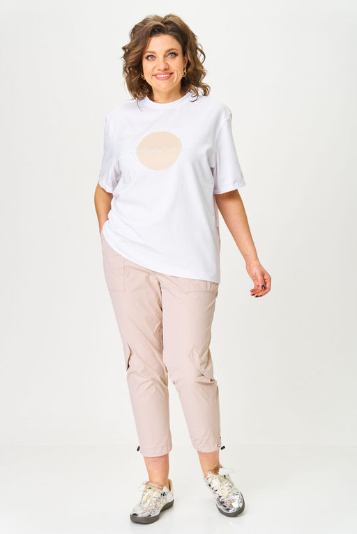 Костюм Michel Chic 1414 белый, бежевый  фото 5