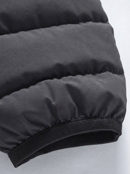 Куртка мужская удлинённая стёганая с капюшоном и графеновой подкладкой утеплитель тинсулейт