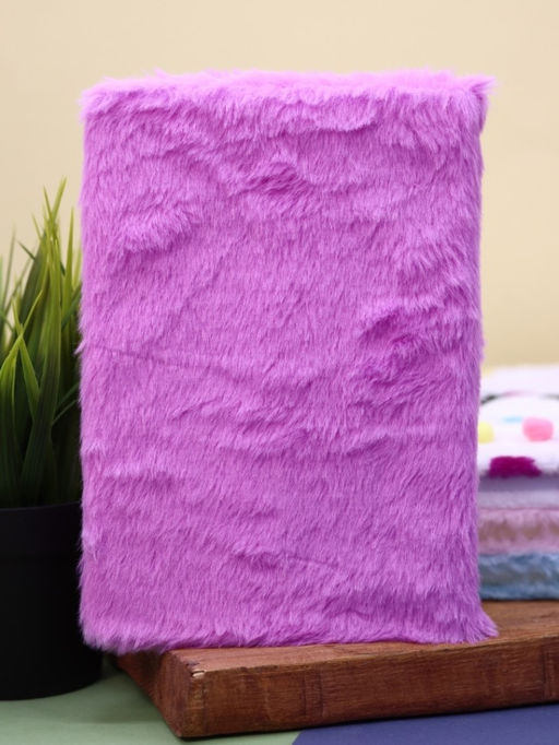 Блокнот плюшевый "Unicorn heart", purple, 21,5х15,5 см, плотность 80 гр.