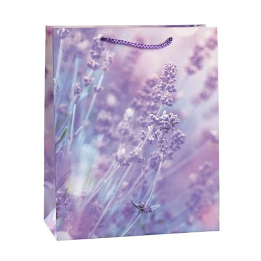 Цена за 12 шт. Пакет подарочный 31x42x12см Лаванда / 3205XL /уп 12/300/ - Галеонтрейд фото 2