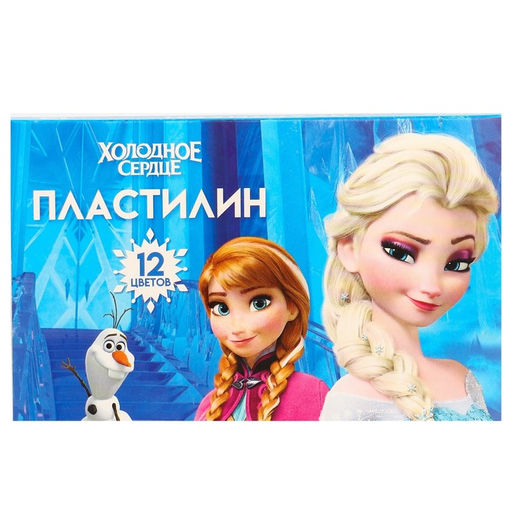 Пластилин 12цв 180г Холодное сердце - Disney фото 4