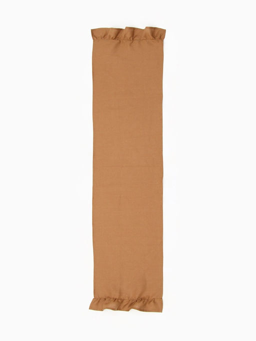 Дорожка на стол «Этель» Ivory, 40×150 см, коричневая, лён 100%