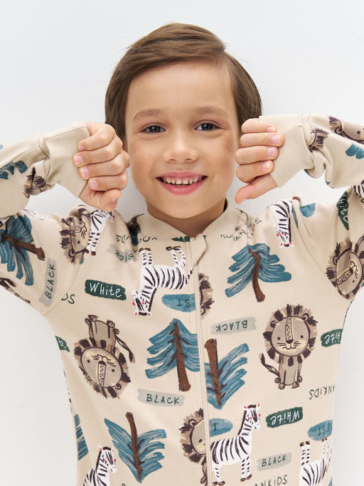 Комбинезон для сна для мальчика Сафари - Kogankids фото 27