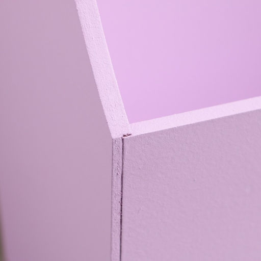 Кашпо деревянное Виллиан Лонг, с ручкой, 2512,510(28) см Сиреневый - Дарим красиво фото 5