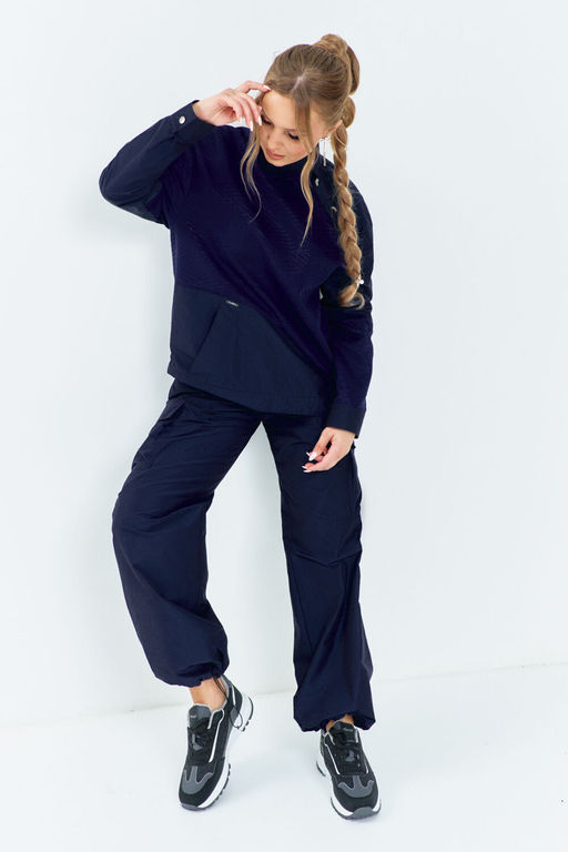 Костюм Euro Moda 651 синий