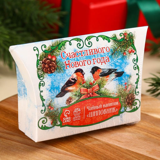 Травяной чай Снегири с плодами шиповника, 20 г.