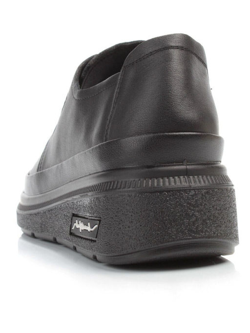 03-5313 BLACK Полуботинки женские (натуральная кожа)