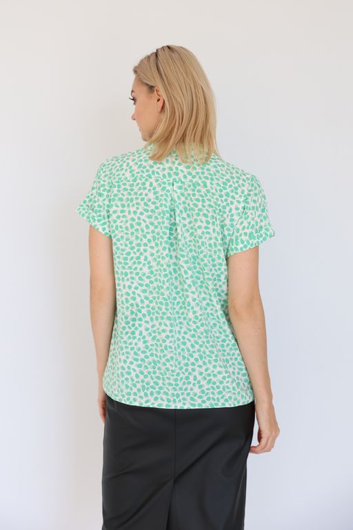 Блузка с отложным воротником и лацканами - Looklikecat фото 3