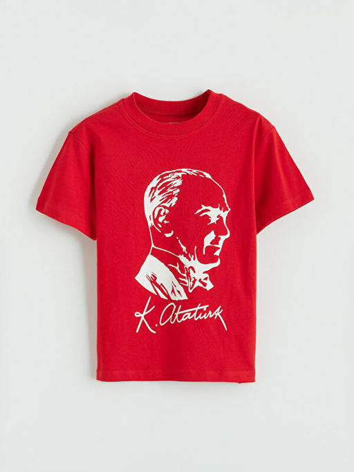 Комплект футболка и брюки для мальчика с принтом Ataturk