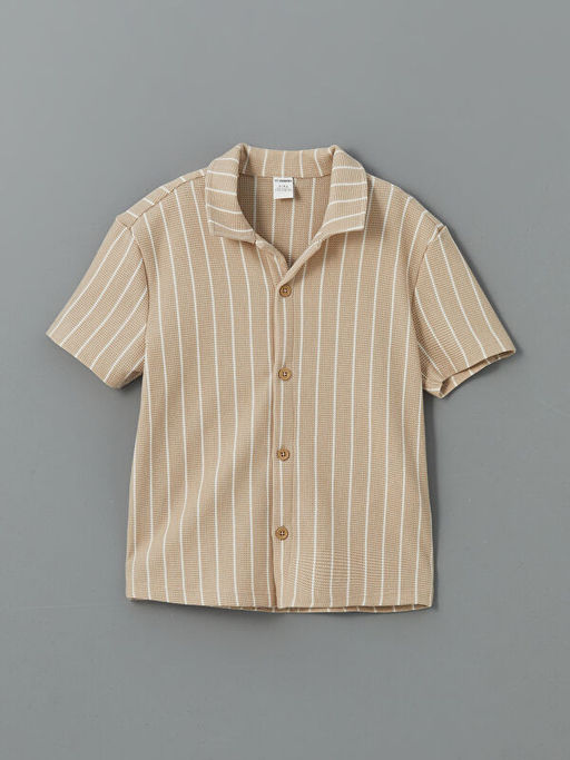 ?izgili Erkek ?ocuk G?mlek ve ?ort 2li