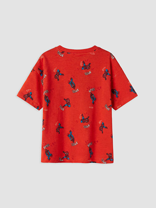 Spider-Man Bask?l? Erkek ?ocuk ?ortlu Pijama Tak?m?
